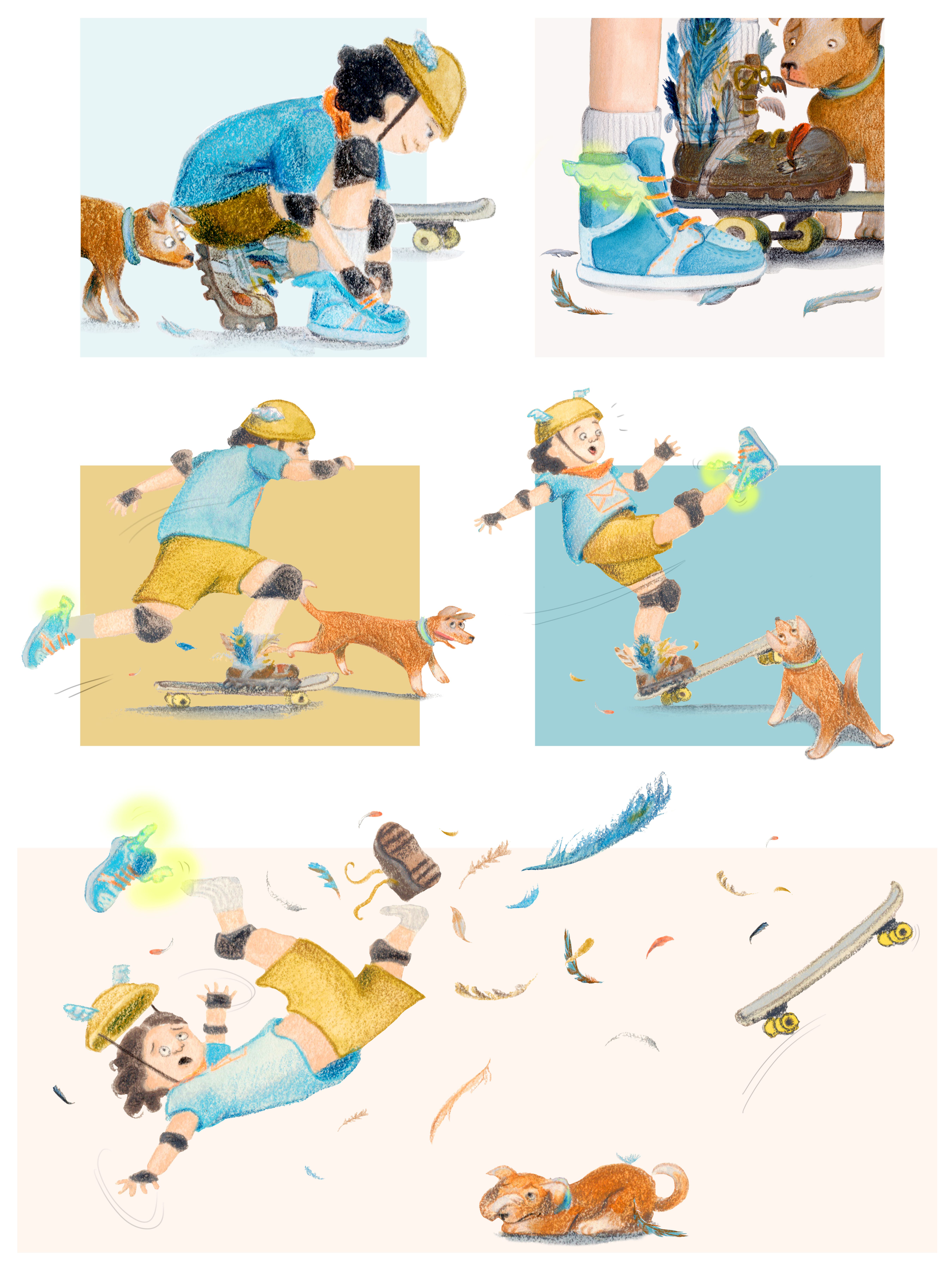 Page from "Hermes and the Mismatched Shoes"